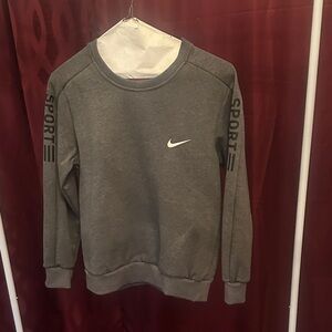 Nike Men's Gray Crewneck Sweater